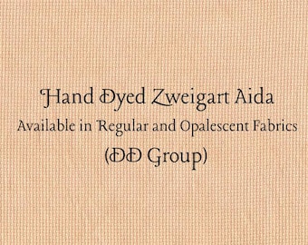 Sweet Potato Aida (Z-DDA-20) Hand Dyed Zweigart Cross Stitch Fabric