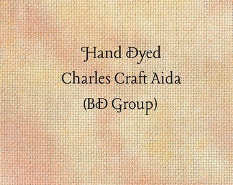 Fire Aida (CC-BDA-25-76-20-PT) ~ Hand Dyed Charles Craft Cross Stitch Fabric