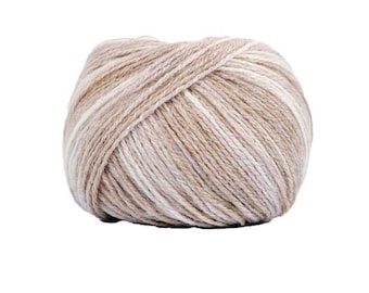 Lighthouse Wildflowers Yarn (Trillium) ~ acrylic/wool blend #3 lightweight variegated multicolored soft beautiful muted pastel colors