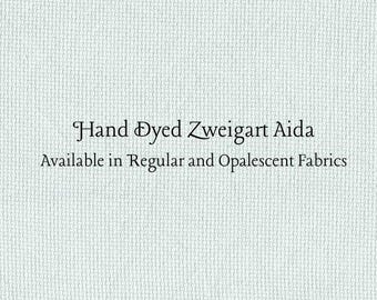 Beach Glass Aida (Z-DDA-21) Hand Dyed Zweigart Cross Stitch Fabric