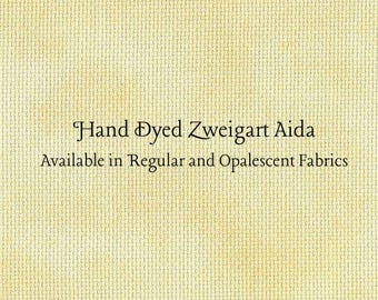 Honey Bee Aida (Z-BDA-5) Hand Dyed Zweigart Cross Stitch Fabric
