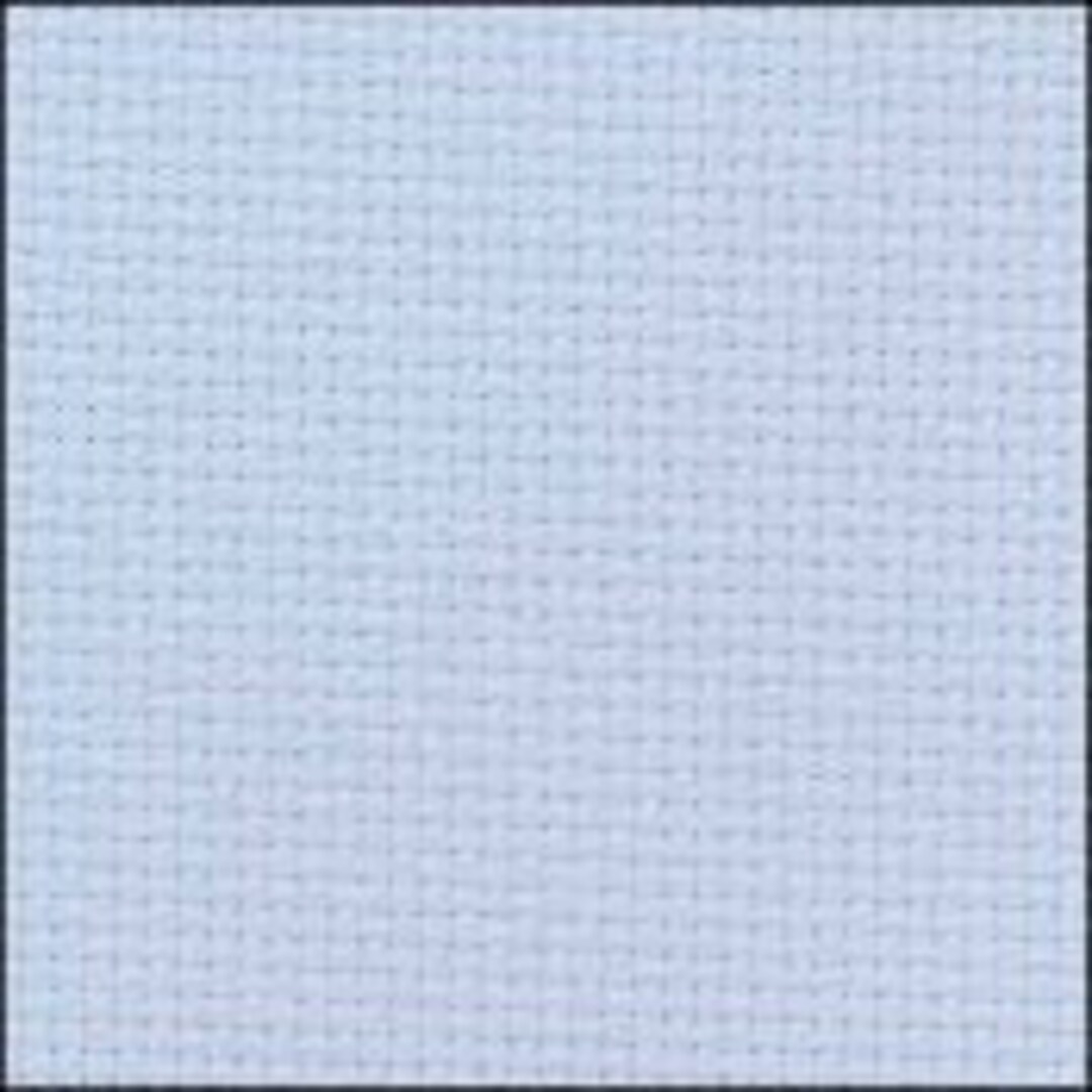 Zweigart Aida Light Blue Cross Stitch Fabric Available in 14 and 18
