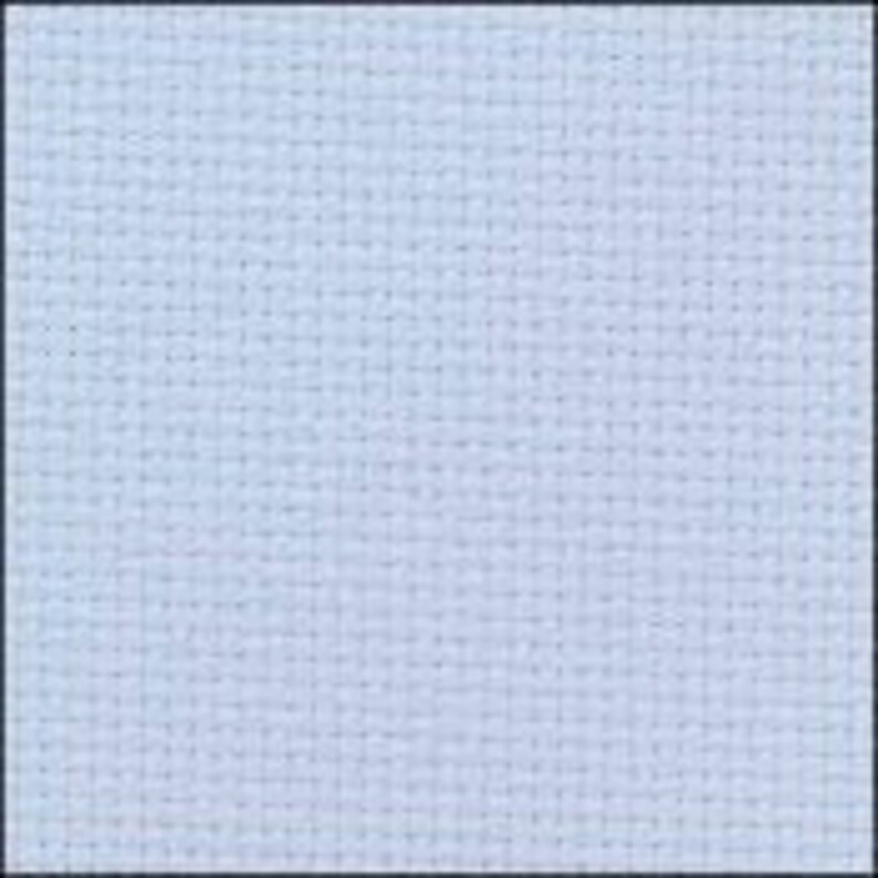 18 ct Light Blue Aida from Zweigart cross stitch fabric cloth Etsy