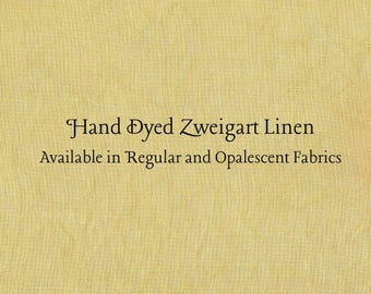 Olde Gold Linen (LN-13) ~ Hand Dyed Zweigart Cross Stitch Fabric