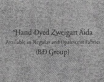 Night Shadow Aida (Z-BDA-67) Hand Dyed Zweigart Cross Stitch Fabric
