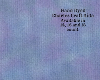 Berry Blast Aida (CC-BDA-15-29-77-PT) ~ Hand Dyed Dmc/Charles Craft Cross Stitch Fabric from Vintage NeedleArts