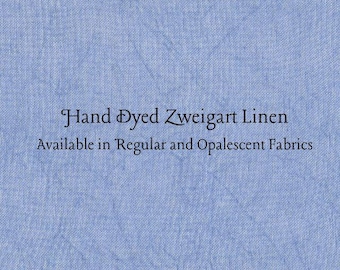 Galaxy Blue Linen (LN-77) ~ Hand Dyed Zweigart Cross Stitch Fabric