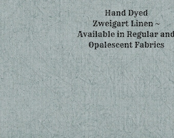 Mistletoe Linen (LN-109) ~ Hand Dyed Zweigart Cross Stitch Fabric from Vintage NeedleArts - available in regular and opalescent linen