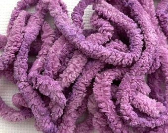 Violet Craze Petite Chenille Trim (PC-86) by Vintage NeedleArts ~ hand dyed 2 continuous yards