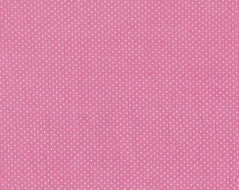SHORT CUT Micro Dot Embossed Cotton (Peony) ~ Hand Dyed Fabric from Vintage NeedleArts