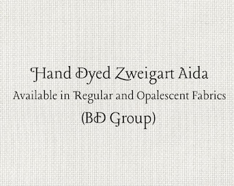 Tickle Me Taupe Aida (Z-BDA-117) Hand Dyed Zweigart Cross Stitch Fabric