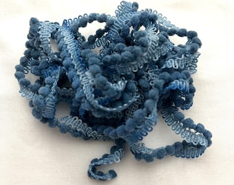 Bermuda Bay Mini Pom Pom Trim (MPP-108) by Vintage NeedleArts ~ hand-dyed 2 continuous yards