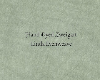 Sherwood Forest Linda Evenweave (LND-24) Hand Dyed Zweigart Cross Stitch Fabric