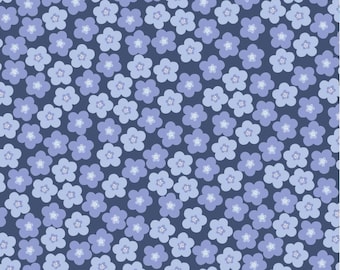 Indigo Itsy Bitsy Ditsy Fabric from Dear Stella ~ 100% cotton for sewing/quilting