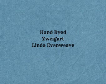 Bermuda Bay Linda Evenweave (LND-108) Hand Dyed Zweigart Cross Stitch Fabric