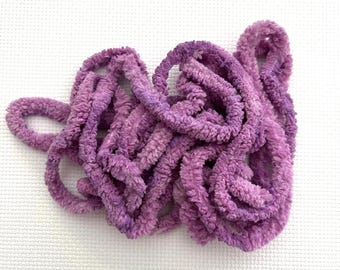 Violet Craze Petite Chenille Trim (PC-86) by Vintage NeedleArts ~ hand dyed 2 continuous yards