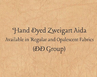 Pumpkin Spice Aida (Z-DDA-4) Hand Dyed Zweigart Cross Stitch Fabric