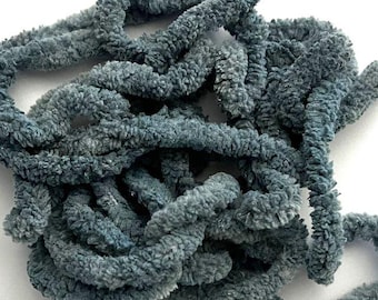 Truly Teal Petite Chenille Trim (PC-119) by Vintage NeedleArts ~ hand dyed 2 continuous yards