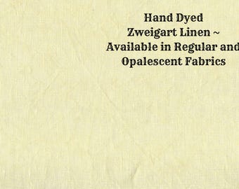 Honey Bee Linen (LN-5) ~ Hand Dyed Zweigart Cross Stitch Fabric from Vintage NeedleArts - available in regular and opalescent linen
