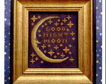 PAPER Cross Stitch Chart- Goodnight Moon from Kathy Barrick