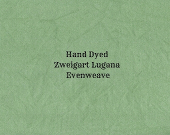 Rosemary Lugana Evenweave (LG-74) Hand Dyed Zweigart Cross Stitch fabric