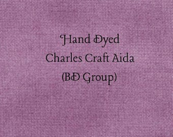 Mulberry Aida (CC-BDA-80) ~ Hand Dyed Charles Craft Cross Stitch Fabric