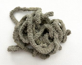 Granite Gray Petite Chenille Trim (PC-49) by Vintage NeedleArts ~ hand dyed 2 continuous yards