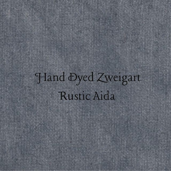 Moonlight Bay Rustic Aida (OR-BDA-111) ~ Hand Dyed Zweigart