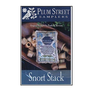 PAPER Cross Stitch Chart - Snort Stack from Plum Street Samplers