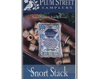 PAPER CHART - Snort Stack from Plum Street Samplers - cross stitch design