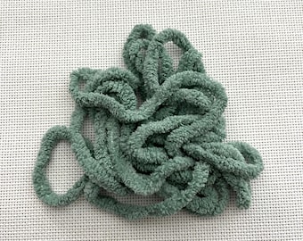 Spruce Petite Chenille Trim (PC-63) by Vintage NeedleArts ~ hand dyed 2 continuous yards