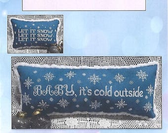 PDF Cross Stitch Chart - Baby, It's Cold Outside (2 designs) by Vintage NeedleArts