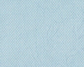 FAT QUARTER ~ Micro Dot Embossed Cotton (Summer Lake) ~ Hand Dyed Fabric from Vintage NeedleArts 18x22 inches