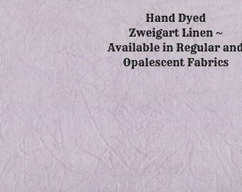 Vintage Lilac Linen (LN-106) ~ Hand Dyed Zweigart Cross Stitch Fabric from Vintage NeedleArts - available in regular and opalescent linen