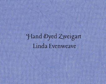 Galaxy Blue Linda Evenweave (LND-77) Hand Dyed Zweigart Cross Stitch Fabric