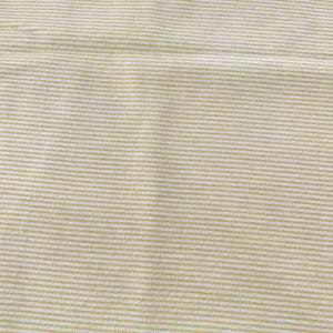 HALF YARD ~ Yellow and White Stripes Cotton Flannel Fabric ~ 100% cotton - brushed for softness 18x43 inches gender neutral