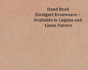Copper Penny Evenweave (LG/LND-110) ~ Hand Dyed Zweigart Cross Stitch Fabric from Vintage NeedleArts ~ available in Lugana and Linda fabric