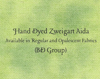 Witch's Brew Aida (Z-BDA-27-74-PT) Hand Dyed Zweigart Cross Stitch Fabric