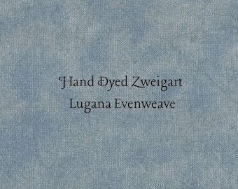 Nantucket Sound Lugana Evenweave (LG-64-26-PT) Hand Dyed Zweigart Cross Stitch Fabric