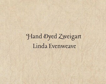 Mocha Linda Evenweave (LND-72) Hand Dyed Zweigart Cross Stitch Fabric