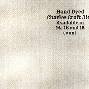 Gingerbread Aida (CC-BDA-99) ~ Hand Dyed Dmc/charles Craft Cross