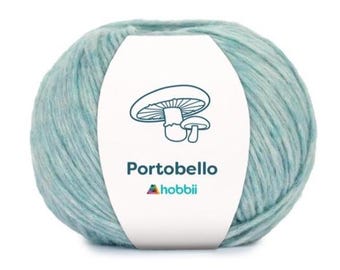 Portobello Yarn (Turkish Blue) ~ beautiful variegated yarn in a cotton/acrylic/wool blend worsted weight made in Italy multiple colors