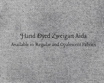 Tin Soldier Aida (Z-BDA-3) Hand Dyed Zweigart Cross Stitch Fabric