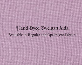 Mulberry Aida (Z-DDA-80) Hand Dyed Zweigart Cross Stitch Fabric