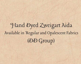 Chai Tea Latte Aida (Z-DDA-42) Hand Dyed Zweigart Cross Stitch Fabric