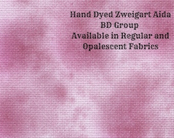 Cupid's Kiss Aida (Z-BDA-96-95-PT) Hand Dyed Zweigart Cross Stitch Fabric
