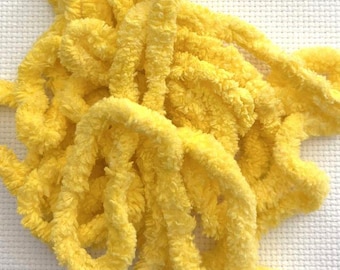 Tweety Bird Yellow Petite Chenille Trim (PC-55) by Vintage NeedleArts ~ hand dyed 2 continuous yards