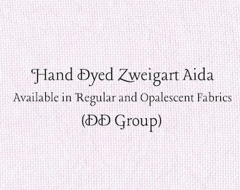 Bubblegum Aida (Z-DDA-96) Hand Dyed Zweigart Cross Stitch Fabric
