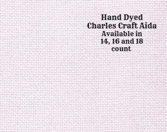 Bubble Gum Aida (CC-BDA-96) ~ Hand Dyed DMC/Charles Craft Cross Stitch Fabric from Vintage NeedleArts