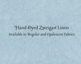 Summer Lake Linen (LN-39) ~ Hand Dyed Zweigart Cross Stitch Fabric